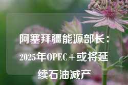 阿塞拜疆能源部长：2025年OPEC+或将延续石油减产