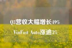 Q3营收大幅增长49% VinFast Auto涨逾3%