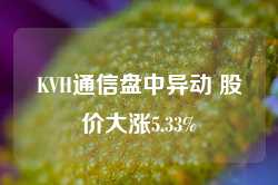 KVH通信盘中异动 股价大涨5.33%