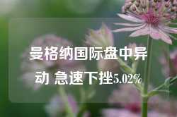 曼格纳国际盘中异动 急速下挫5.02%