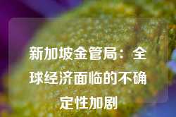 新加坡金管局：全球经济面临的不确定性加剧