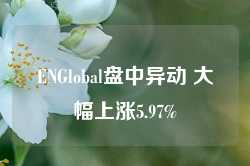 ENGlobal盘中异动 大幅上涨5.97%