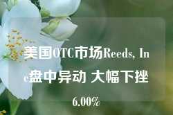 美国OTC市场Reeds, Inc盘中异动 大幅下挫6.00%